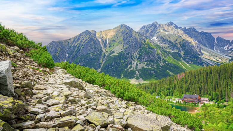 Malownicza trasa w Tatrach