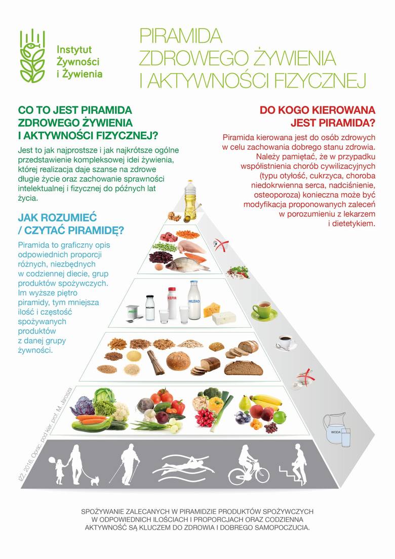 Piramida zdrowego żywienia 2019
