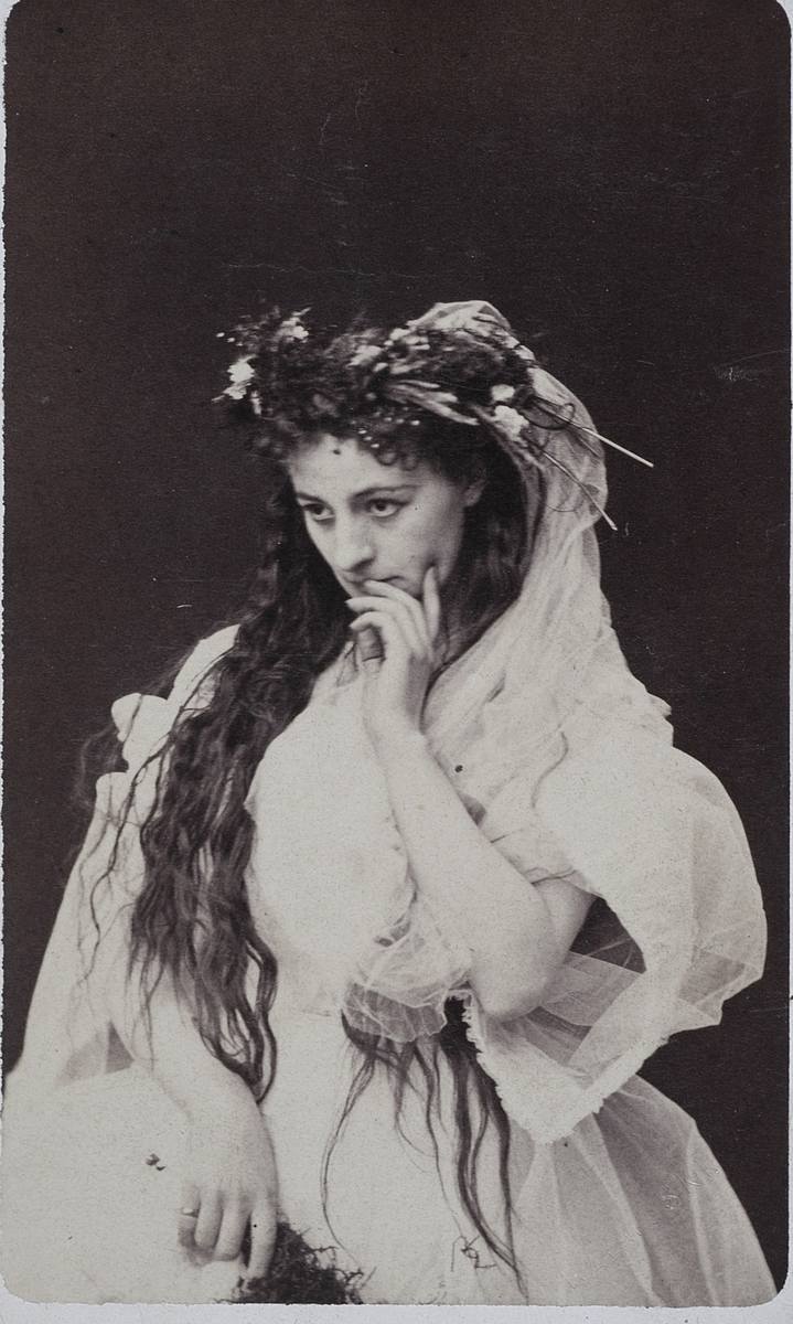Helena Modrzejewska jako Ofelia w "Hamlecie" Szekspira, Walery Rzewuski (1837-1888)