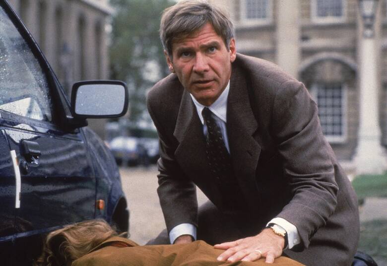 Harrison Ford w filmie "Czas patriotów" z 1992 roku