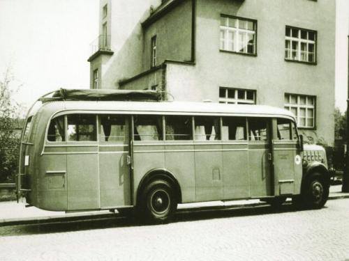 Fot. Skoda: Skoda produkowała także autobusy. Na zdjęciu model S 706N z 1941 r.
