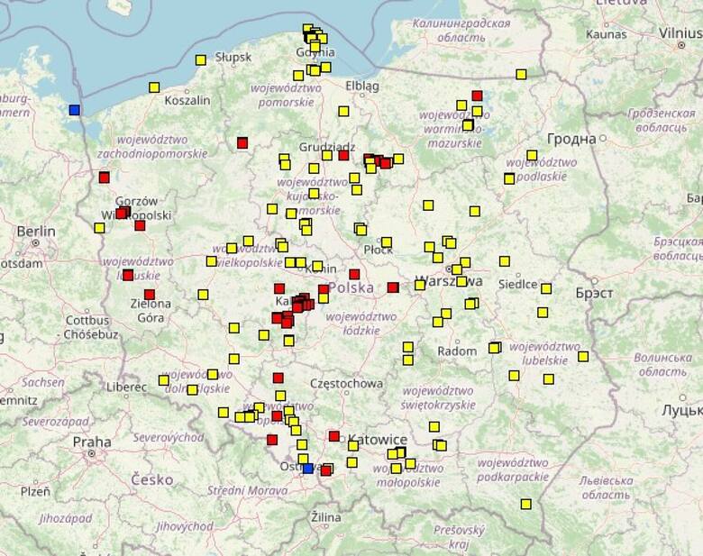 HPAI w Polsce - mapa, obszary objęte ograniczeniami, ogniska.