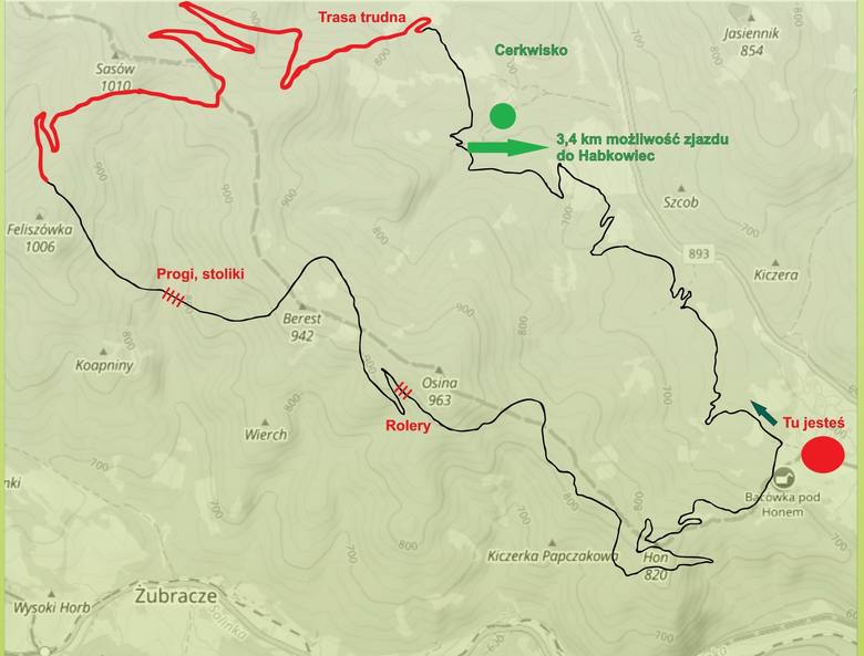 W okolicy Cisnej w Bieszczadach powstała nowa trasa rowerowa. Singletrack ma długość 13 kilometrów [ZDJĘCIA]