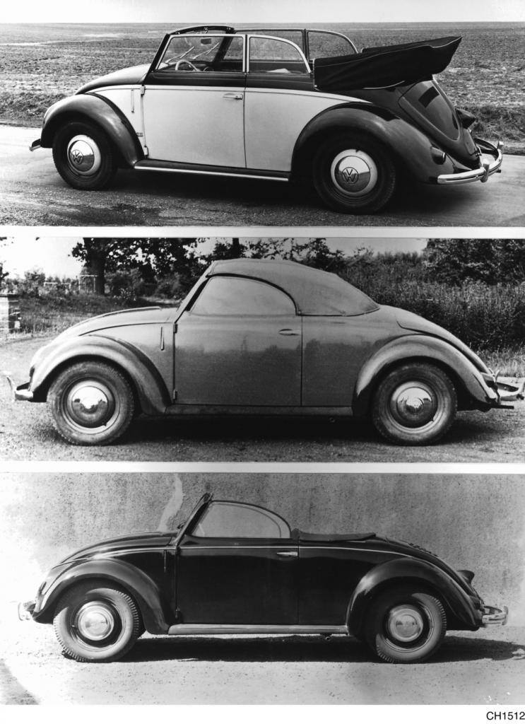 Garbusy z 1948 r. , Fot: Volkswagen