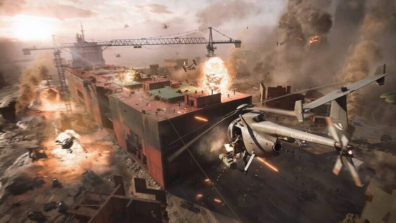 Walka z helikoptera to czysta zabawa i ogromna przewaga w Battlefield 2042.