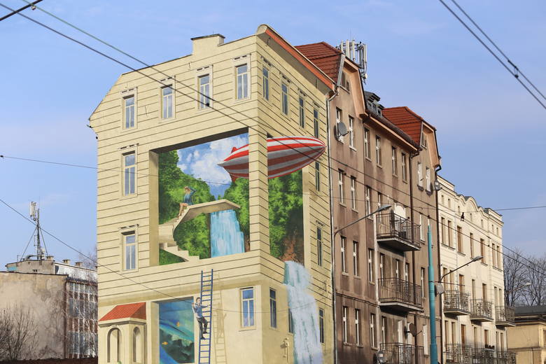 Nowy mural 3D w Katowicach