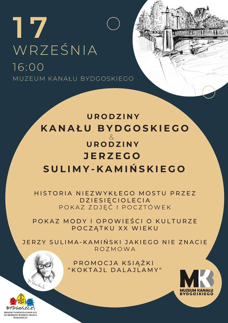 W muzeum podwójne urodziny: Kanału Bydgoskiego i Jerzego Sulimy-Kamińskiego