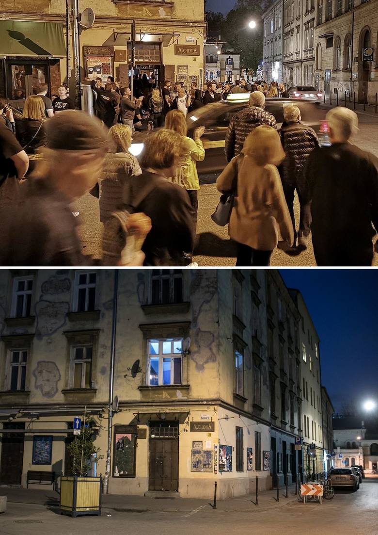 Krakow Kazimierz Opustoszal Z Powodu Pandemii Koronawirusa Niedawno Imprezy Do Bladego Switu A Dzis Tesknicie Porownujemy Zdjecia Dziennikpolski24 Pl