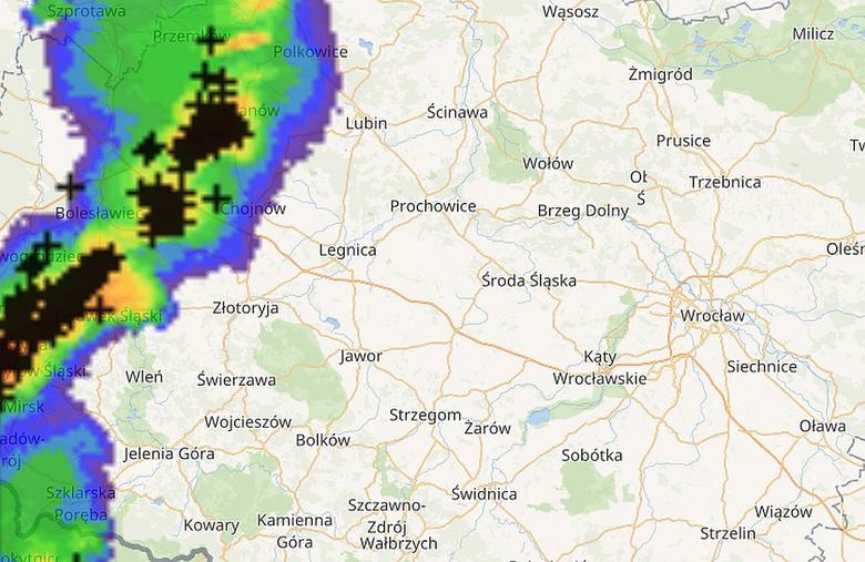 Burza we Wrocławiu i załamanie pogody (OSTRZEŻENIE METEO, GDZIE JEST BURZA, RADAR BURZOWY)