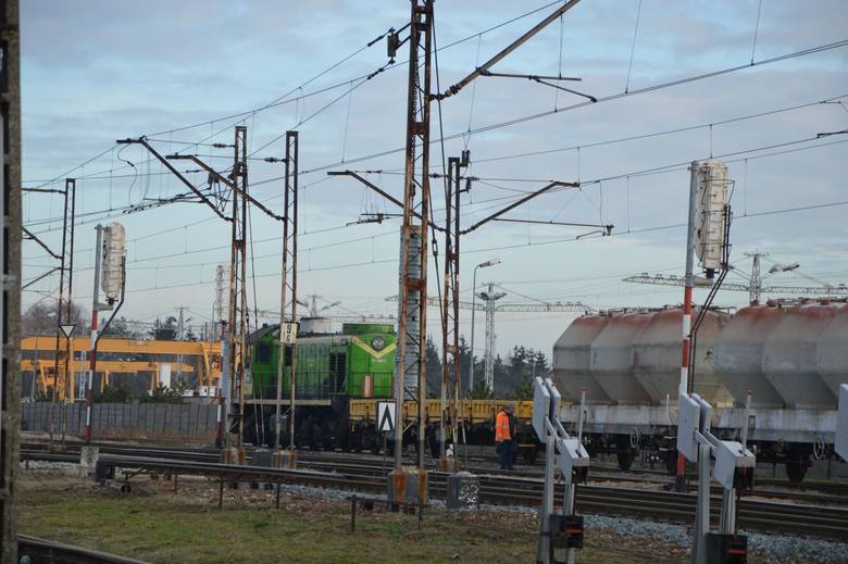 Wypadek kolejowy w Łowiczu. Wykoleiły się dwa wagony [ZDJĘCIA]
