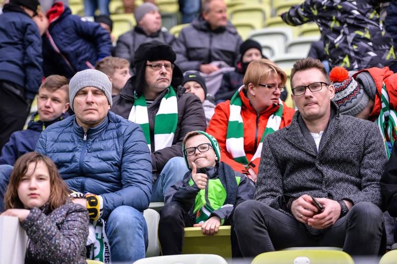 Kibice na meczu Lechia Gdańsk - Arka Gdynia