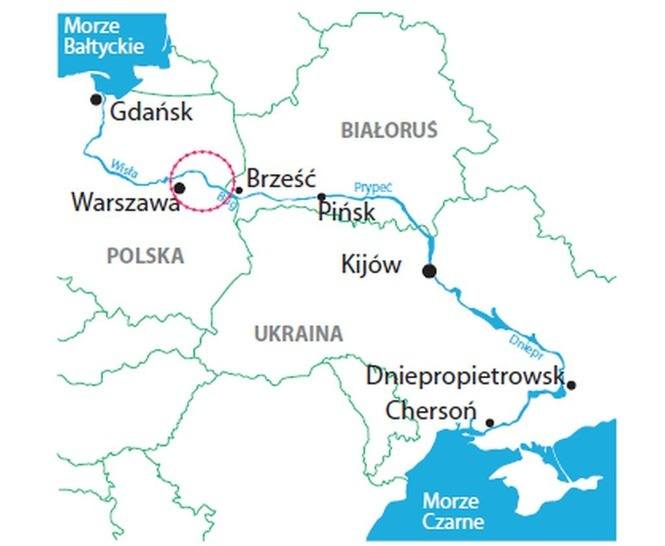 Autostradą wodną z Gdańska przez Dęblin do Odessy