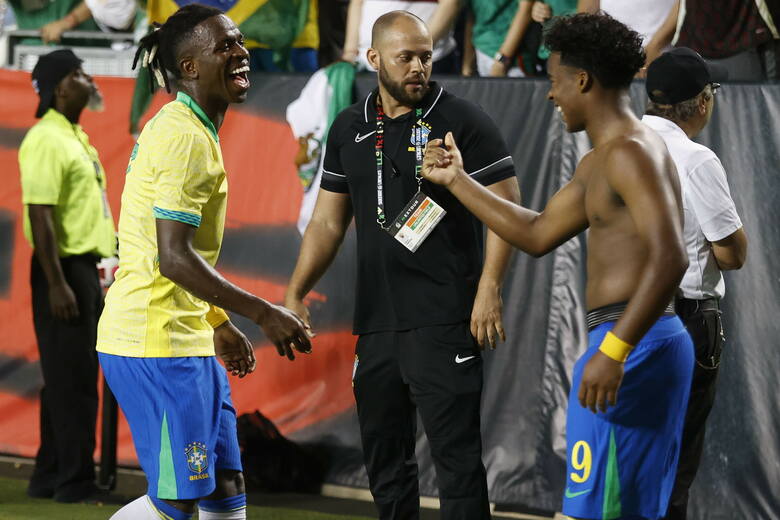Reprezentacja Brazylii w meczu towarzyskim pokonała Meksyk przed Copa America. Endrick z Realu dał popis
