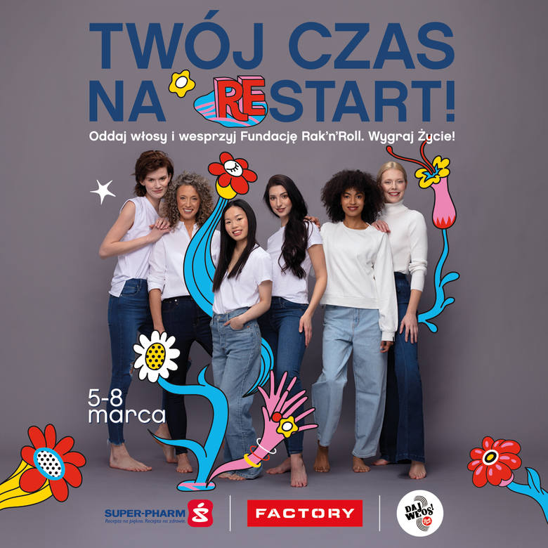 Akcja charytatywna w FACTORY Kraków: Daj Włos! Fundacji Rak’n’Roll. Oddaj włosy chorym na raka