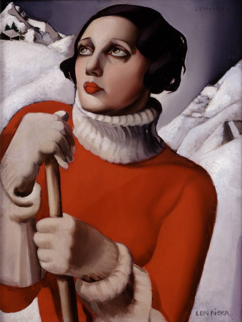 Tamara Łempicka, Saint-Moritz, 1929, © Tamara de Lempicka Estate LLC