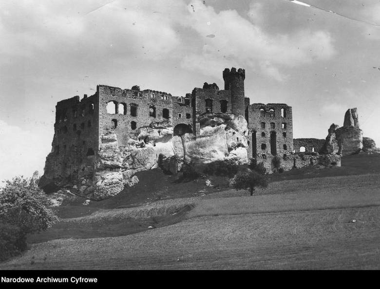 <strong>Ruiny zamku Ogrodzienieckiego w Podzamczu. Zdjęcia z lat 1914-1934. </strong><br /> <i>Zobacz kolejne plansze. Przesuwaj zdjęcia w prawo - naciśnij strzałkę lub przycisk NASTĘPNE</i>