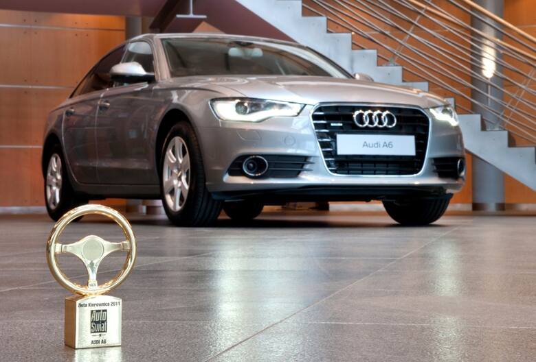 Złota kierownica dla Audi A6, Fot: Audi