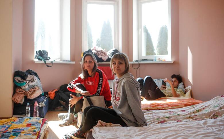 W domu w Orłach koło Przemyśla schronienie znalazły kobiety i dzieci. Każdego dnia uchodźcy mogą liczyć na pomoc i wsparcie