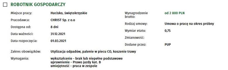 Jest naprawdę dobrze płatna praca w powiecie koneckim. Zobacz oferty pracy z najwyższymi zarobkami [TOP 20] - echodnia.eu