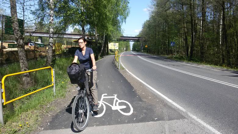 Trasa rowerowa numer 1 w Katowicach