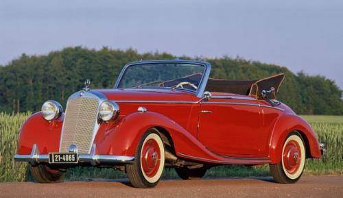 Fot. Mercedes-Benz: Ten elegancki kabriolet produkowano w latach 1949 –51, wykorzystując przedwojenną wersję A.