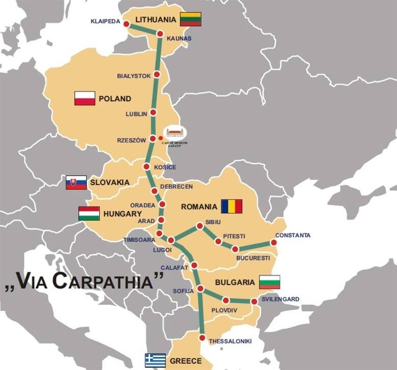 S19 będzie częścią międzynarodowego szlaku Via Carpatia z Litwy do Grecji