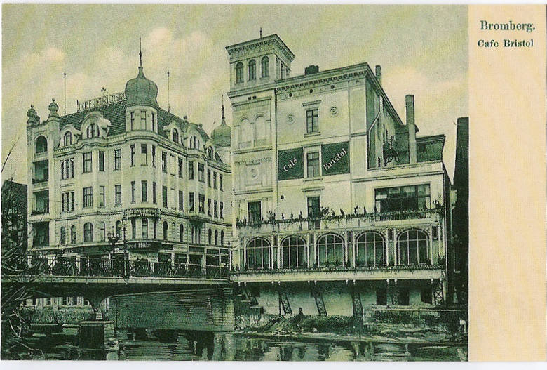 Cafe Bristol - widok z około 1900 r.  