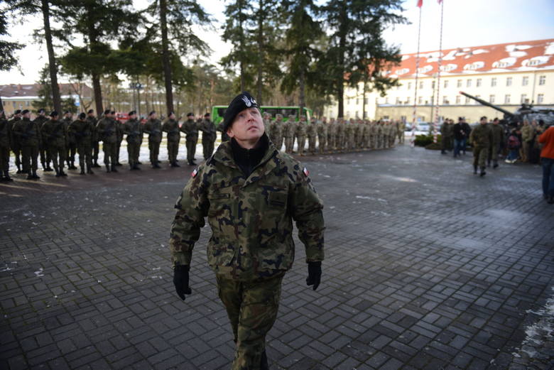 Największa grupa amerykańskich żołnierzy przyjechała do Żagania 12 stycznia 2017 r. 