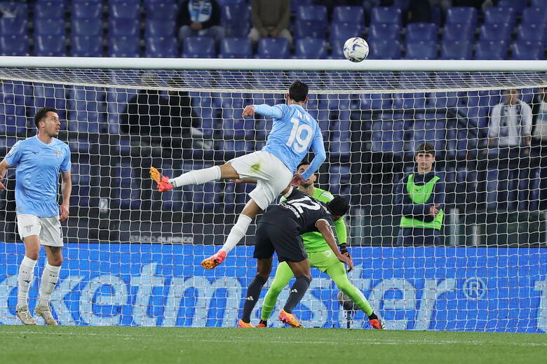 Taty Castellanos (Lazio) strzelił gola w meczu półfinałowym Pucharu Włoch przeciwko Juventusowi.