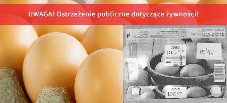 GIS ostrzega: kolejne jajka skażone Salmonellą trafiły do sklepów. Tym razem pałeczki Salmonelli wykryto na skorupkach jaj z TESCO!