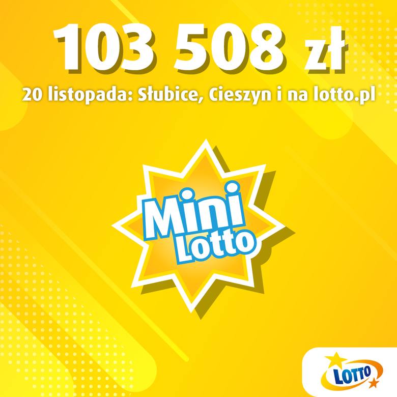 Mini Lotto szczęśliwe dla Lubuszan. W naszym województwie padły dwie wysokie wygrane