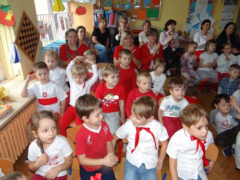Święto Niepodległości w Przedszkolu nr 4 w Skierniewicach 