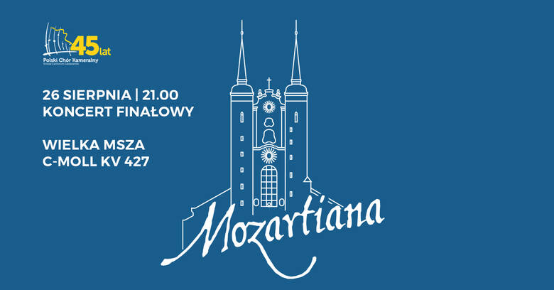 W tym roku 26 sierpnia (sobota) mury Archikatedry Oliwskiej wypełnią się dźwiękami Wielkiej Mszy c-moll KV 427 Wolfganga Amadeusza Mozarta.
