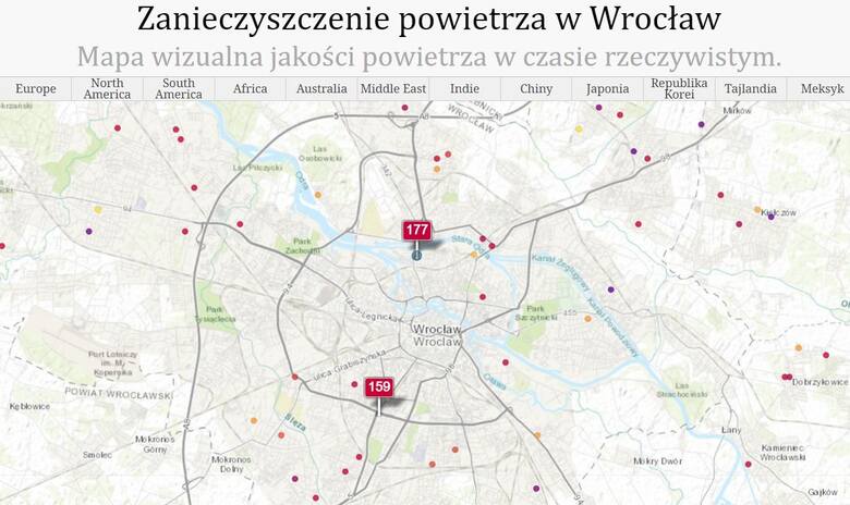 Wrocław z najgorszym powietrzem na świecie. Normy przekroczone o ponad 400 procent!