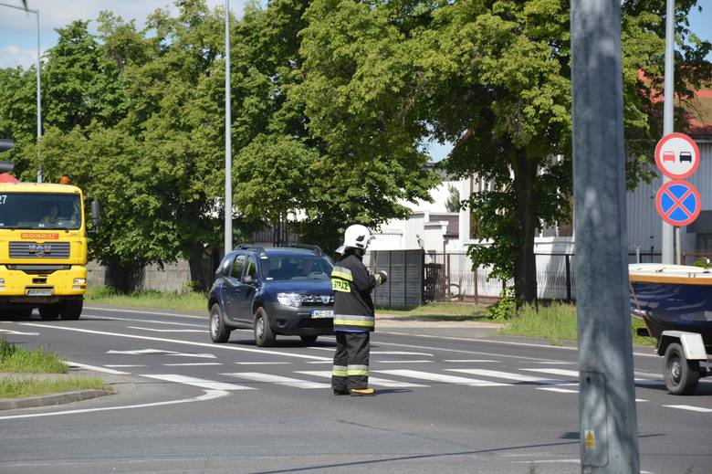Wypadek na trasie poznańskiej w Łowiczu [ZDJĘCIA]