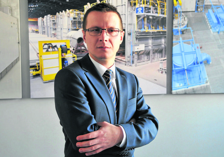 Prezes Bartosz  Klinowski wierzy w przyszłość świebodzińskiej firmy i... grafenu