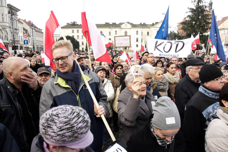 Protest KOD w Bydgoszczy