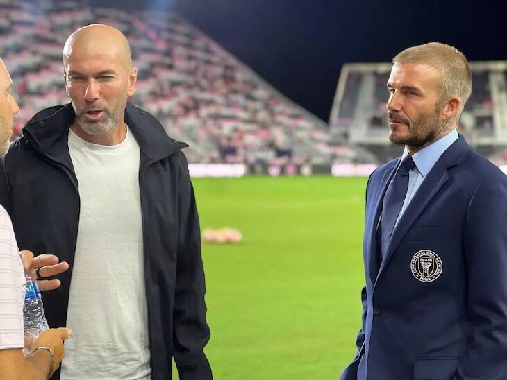 Zinedine Zidane i David Beckham – dwaj przyjaciele z Realu Madryt