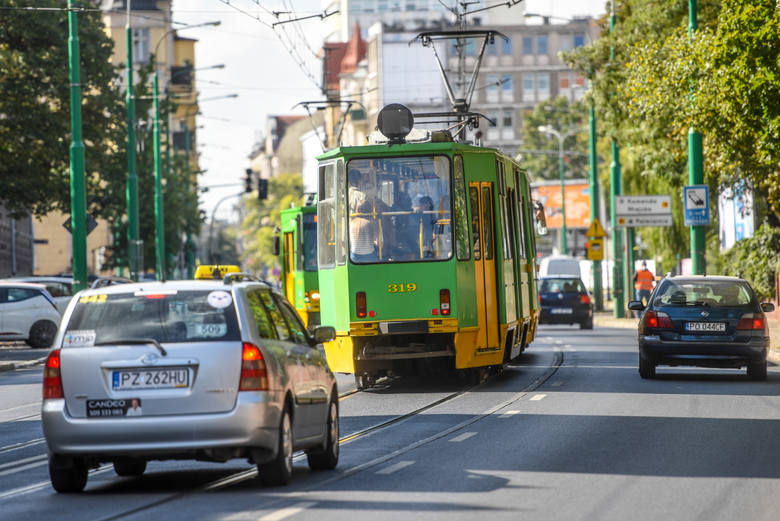 Wydzielenie torowiska ma spowodować, że tramwaje nie będą juz stały w korkach na ul. Grunwaldzkiej