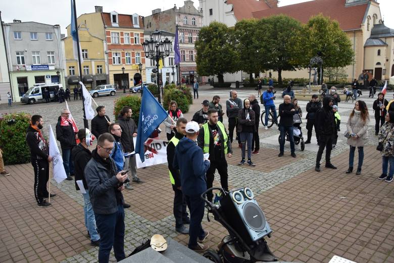 Protest w Wejherowie 