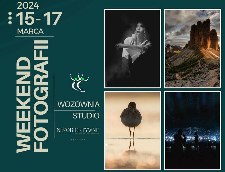 Weekend fotografii w Tarnobrzegu od 15 do 17 marca. Warto odwiedzić Wozownię i Studio Nieobiektywne. Zobacz program 