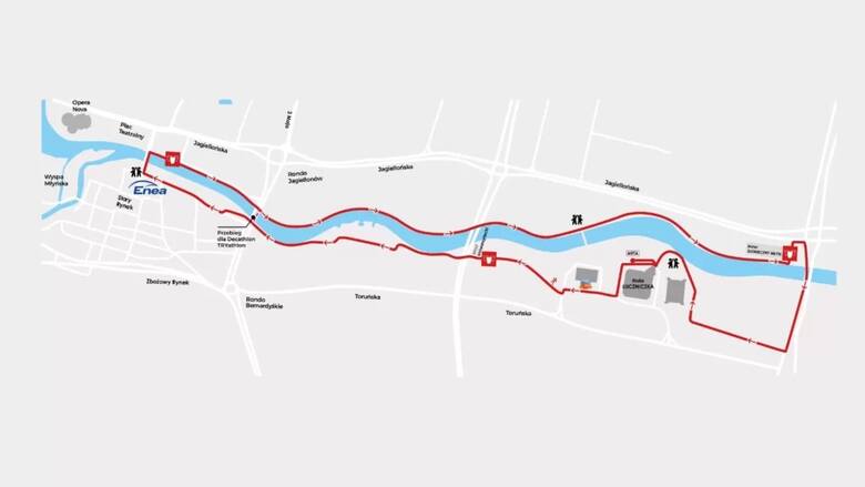 Enea Bydgoszcz Triathlon 2022. W weekend duże zmiany w ruchu dla kierowców [mapy]