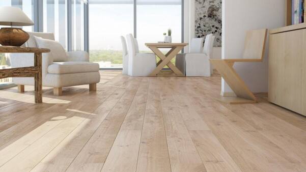 Drewniana podłoga – dotyk designu w dużym formacie