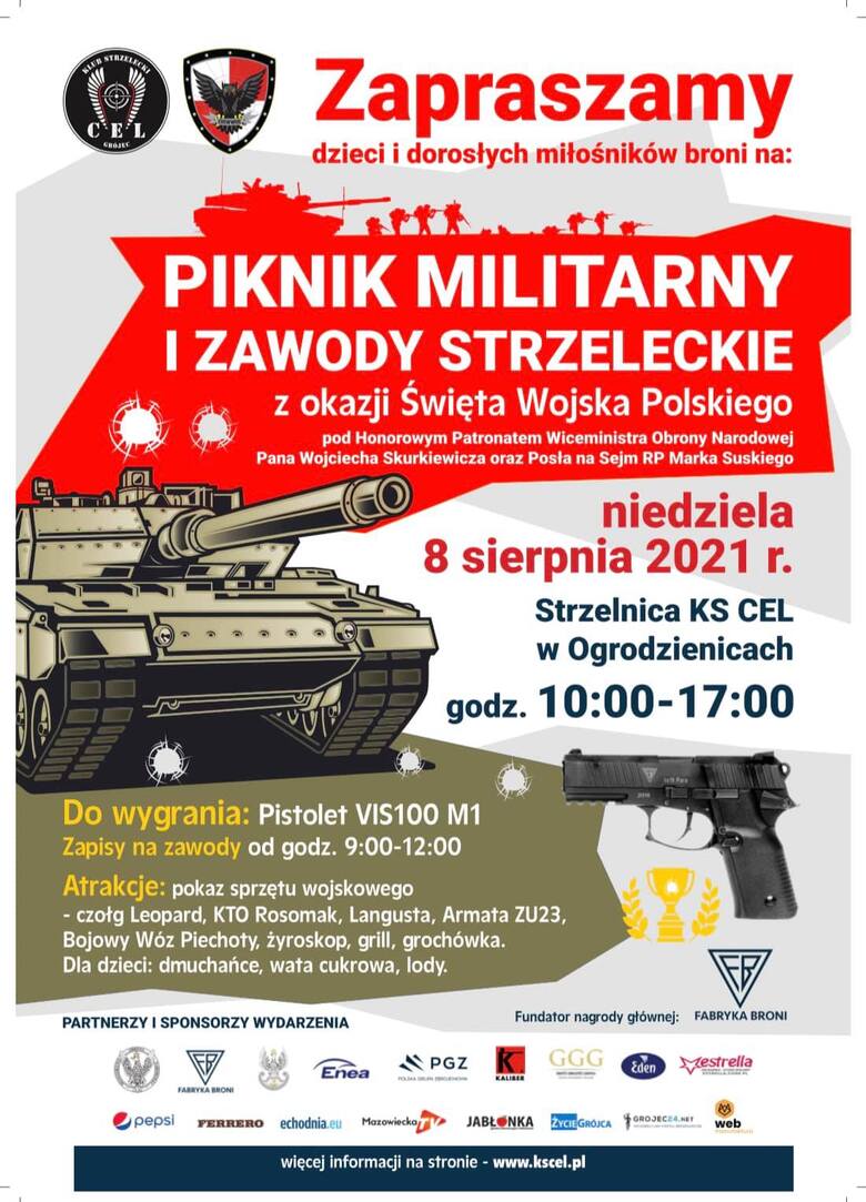 Piknik militarny i zawody strzeleckie w Grójcu z okazji Święta Wojska Polskiego. Jakie będą atrakcje?