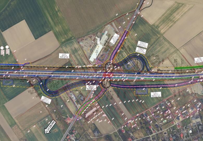 Tak będzie wyglądać droga ekspresowa S11 na etapie od obwodnicy Olesna przez Kluczbork i Byczynę.
