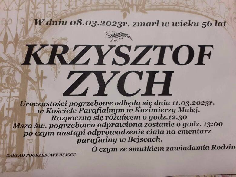 Rodzina ze Zbeltowic w żałobie. Zmarł pan Krzysztof - brat przebywający w hospicjum. Nie doczekał nowego domu...