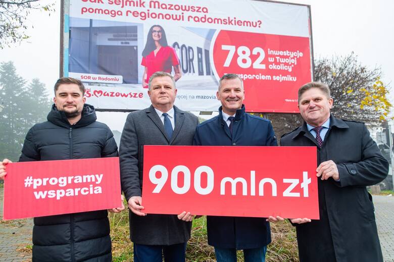 900 mln zł – to pula środków, jakie samorząd województwa przeznaczył na realizację programów wsparcia w 2024 r .fot. Szymon Wykrota.