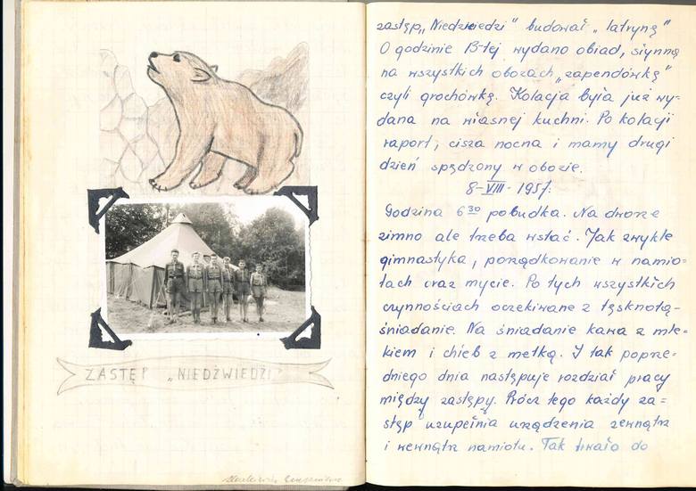 Notatki i rysunki Eugeniusza Geta Stankiewicza