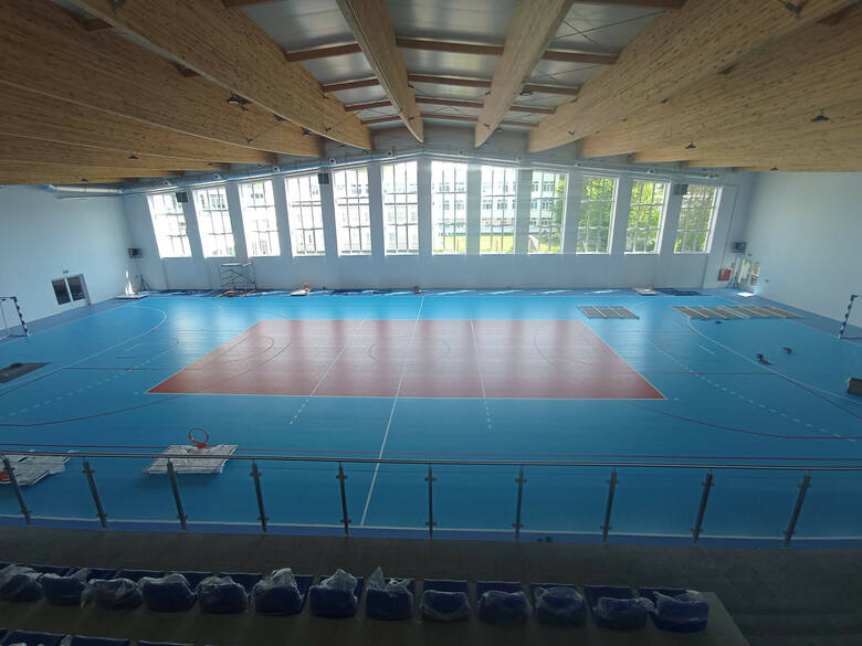 Budowa hali sportowej przy Zespole Szkolno-Przedszkolnym w Drewnicy, gmina Stegna