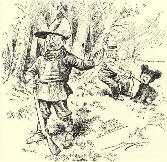 Opublikowana w dzienniku Washington Post w 1902 roku ilustracja Clifforda K. Berrymana, miała być inspiracją do powstania pluszowego misia.